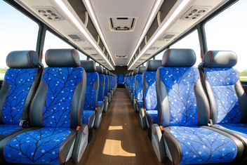 La Mesa Charter Bus Inside