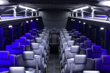 La Mesa Charter Bus Interior