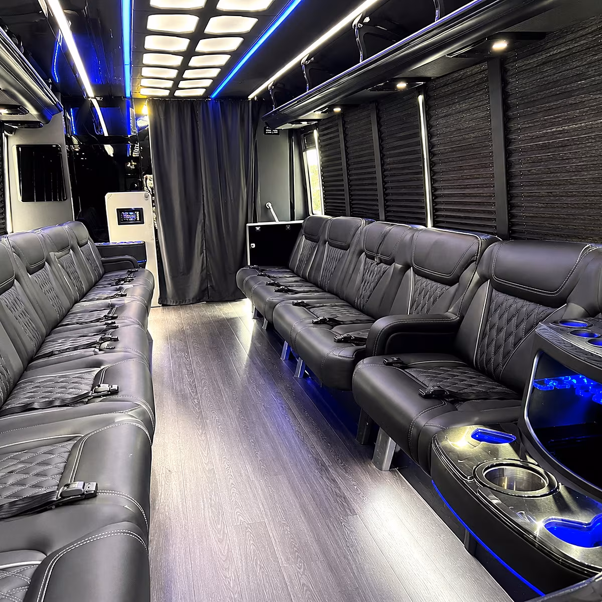 la mesa party bus rentals inside