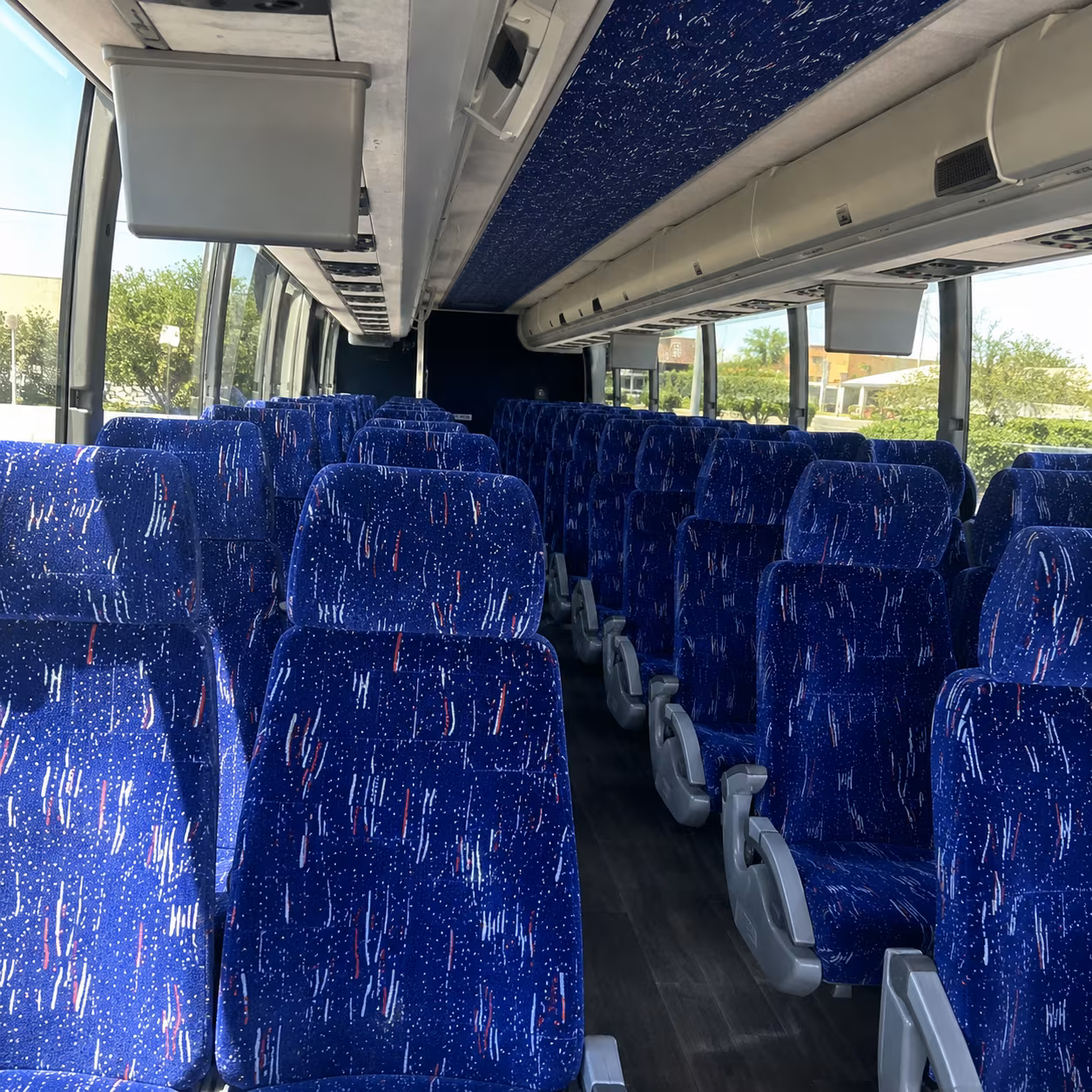 la mesa wedding transportation onboard seating