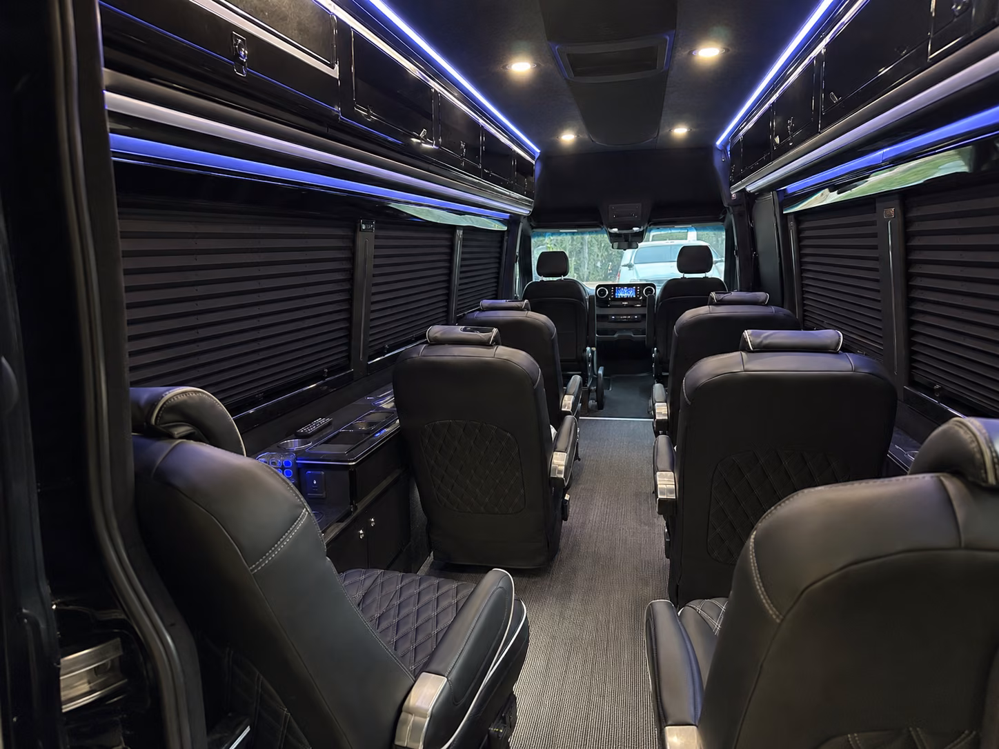 la mesa wine tour brewery transportation onboard seating